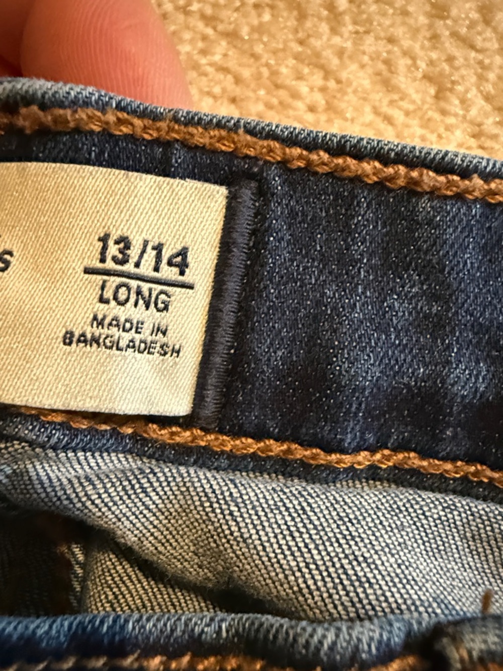 abercrombie kids dark blue straight jeans - Picture 4 of 10